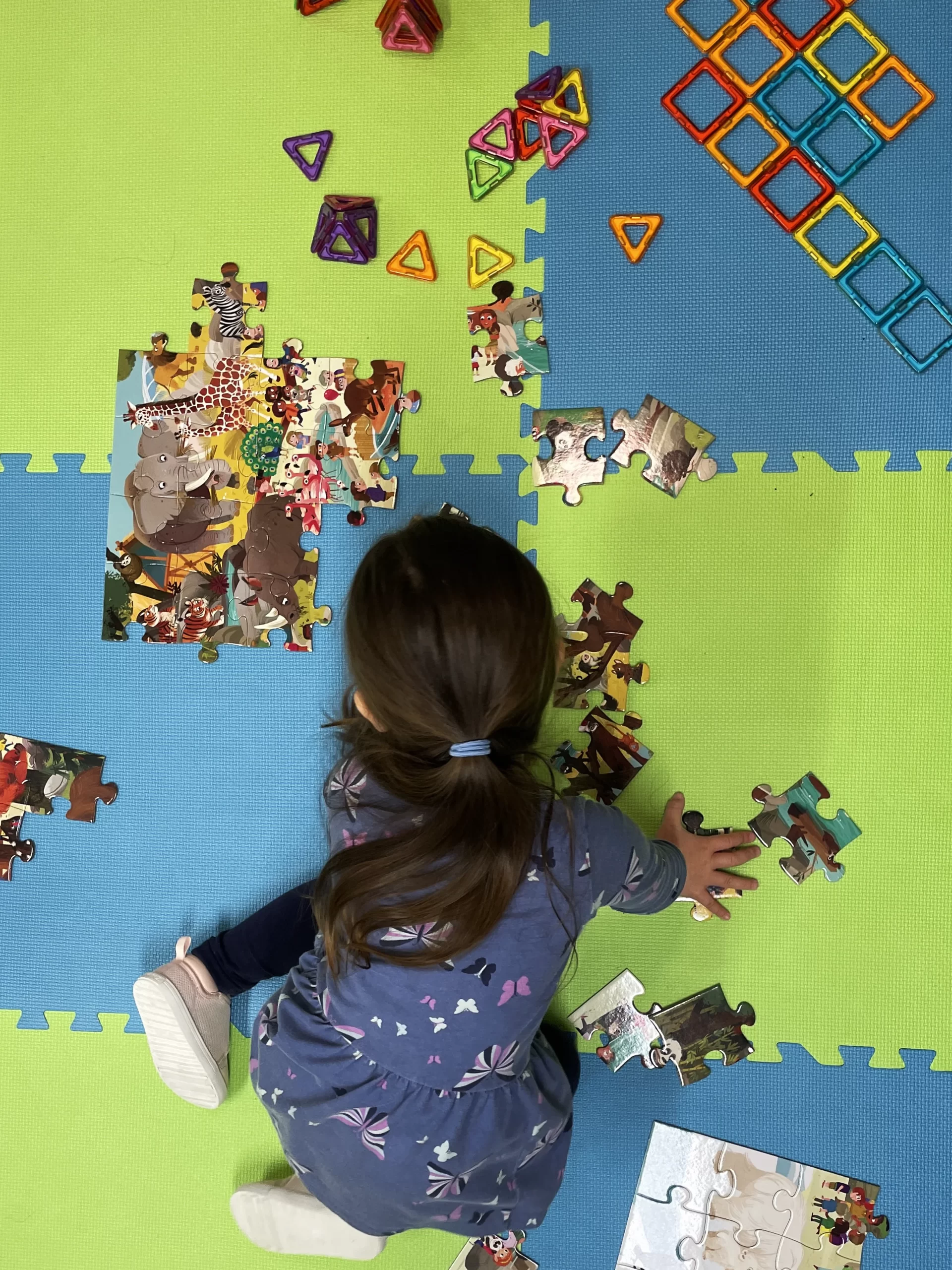 Hands-on learning with art tools and materials in an early learning environment. Preschool Care in Cochrane AB